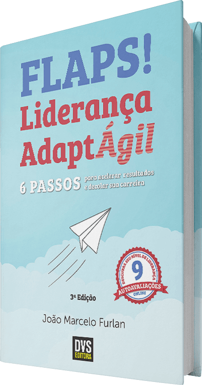 Foto de um exemplar do livro Flaps!